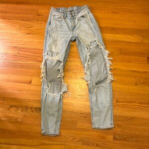 American eagle ripped jeans